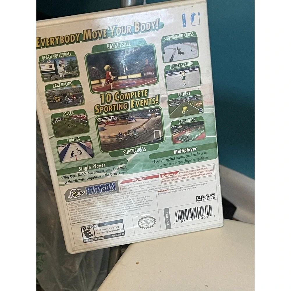 Deca‎ Sports - Nintendo Wii Game - Complete w/ Manual